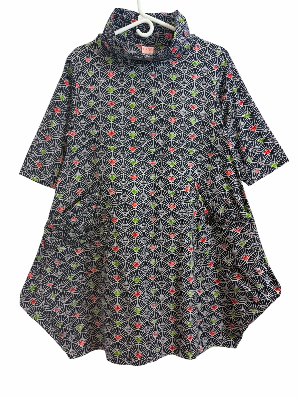 Asha Cotton Bohemian Tunic Shift Coco Dress
